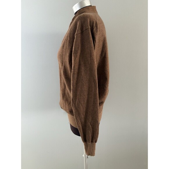 Peter Millar Collection Cardigan Sweater Large Brown Wool Cashmere English Manor - Picture 3 of 12